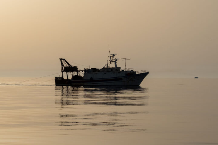 Pescherecci a strascico davanti alle coste Calabresi